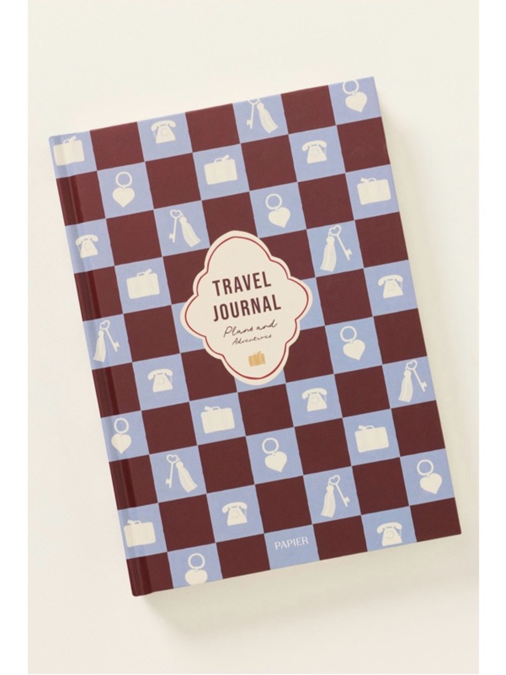 Anthropologie X Papier Check-In Charm A5 Hardback Travel Journal